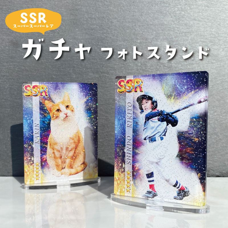 【 ガチャ フォトスタンド SSR】 写真 ガチャ アプリ ゲーム ゲーム好き ソシャゲ キャラクター 面白い 面白グッズ SSR レアキャラ フォトスタンド フォトフレーム スマホ スマホゲーム 子供 …