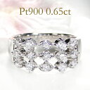Pt900 【0.65ct】ダイアモンド リングファッション ジュエリー アクセサリー レディース 指輪 リング ダイア ダイヤ リング プラチナ プラチナリング 幅広リング ダイヤリング ダイヤモンドリング 送料無料 刻印無料 品質保証書 プレゼント ギフト 代引手数料無料(4)