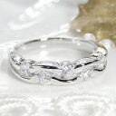 pt900ダイヤモンド リング/ 0.5カラット プラチナ ウエーブ ダイア 婚約 指輪 レディース ギフト プレゼント