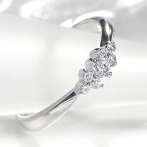 アトリエ SAWA 指輪 K18WG【0.11ct】ダイヤモンドリングファッション ジュエリー アクセサリー レディース 指輪 ゴールド ホワイトゴールド ダイヤ リング ダイア K18 ホワイトデー 送料無料 刻印無料 品質保証書 プレゼント 4月 誕生石 代引手数料無料 ギフト