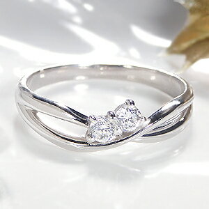 Pt900(ハード) 0.15ct ダイアモンド ウエーブ リングジュエリー アクセサリー 指輪 リング プラチナ ハードプラチナ ダイヤリング ダイヤモンドリ...