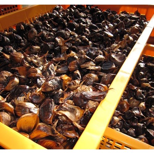 黒にんにく 青森県産 無選別バラ 大中 500g 沢田ファーム 送料無料（一部地域を除...