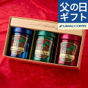 \父への感謝状付き/ 送料無料 父の日ギフト2025 【コーヒー豆 粉 詰め合わせ 100g×3缶 コーヒーギフト】粉 詰め合わせ 飲み比べ セット おしゃれ オシャレ プレゼント お義父さん お中元 3000円【RDT】【TSDT】