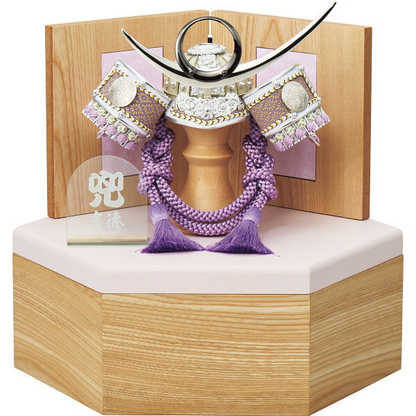 お取寄 吉徳 兜 収納飾り 藤 上杉謙信 536982 送料無料(一部除外)【_