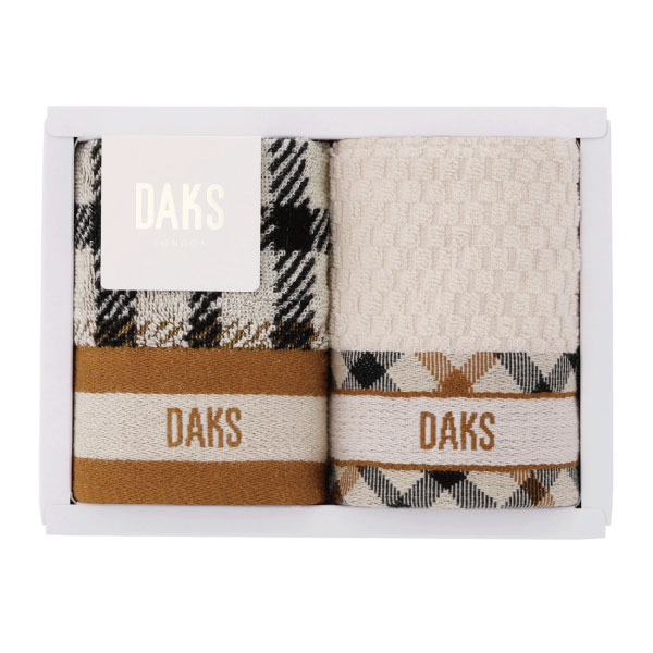 DAKS ダックス タオルハンカチ2枚セット 55-3089150 【_