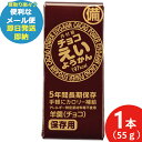 井村屋 チョコえいようかん 55g 1本 羊羹 栄養 補給 (あす楽) 【メール便専用商品・同梱不可】【 長期保存 非常食 備蓄 】 【熨斗/包装紙/メッセージカード/無料ビニール袋不可】23防災_