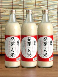 【国菊 米麹の甘酒シリーズ累計46,361本突破 】「国菊発芽玄米甘酒」720ml瓶 12本セット【あまざけ・あまさけ・あま酒】【世界から認められた逸品】