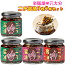 辛麺屋桝元 大分 ニラ醤油 3種 4本 ご自宅セット(必然のニラ醤油×2本、みんなのニラ醤油×1本、辛のニラ醤油×1本) Logstyle