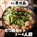 博多華味鳥 はなみどり もつ鍋セット 3〜4人前 M-A1 トリゼンフーズ ギフト のし対応可