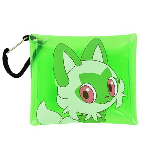 ポケットモンスター ポケモン イヤホン ポーチ コダック(PKM-639) 小物入れ ミニ 有線/ワイヤレス 収納 air pods/pro クリアマルチケース SSサイズ レディース 女の子 メンズ 男の子 ブランド キャラクター グッズ かわいい シンプル 人気 洗えるセール