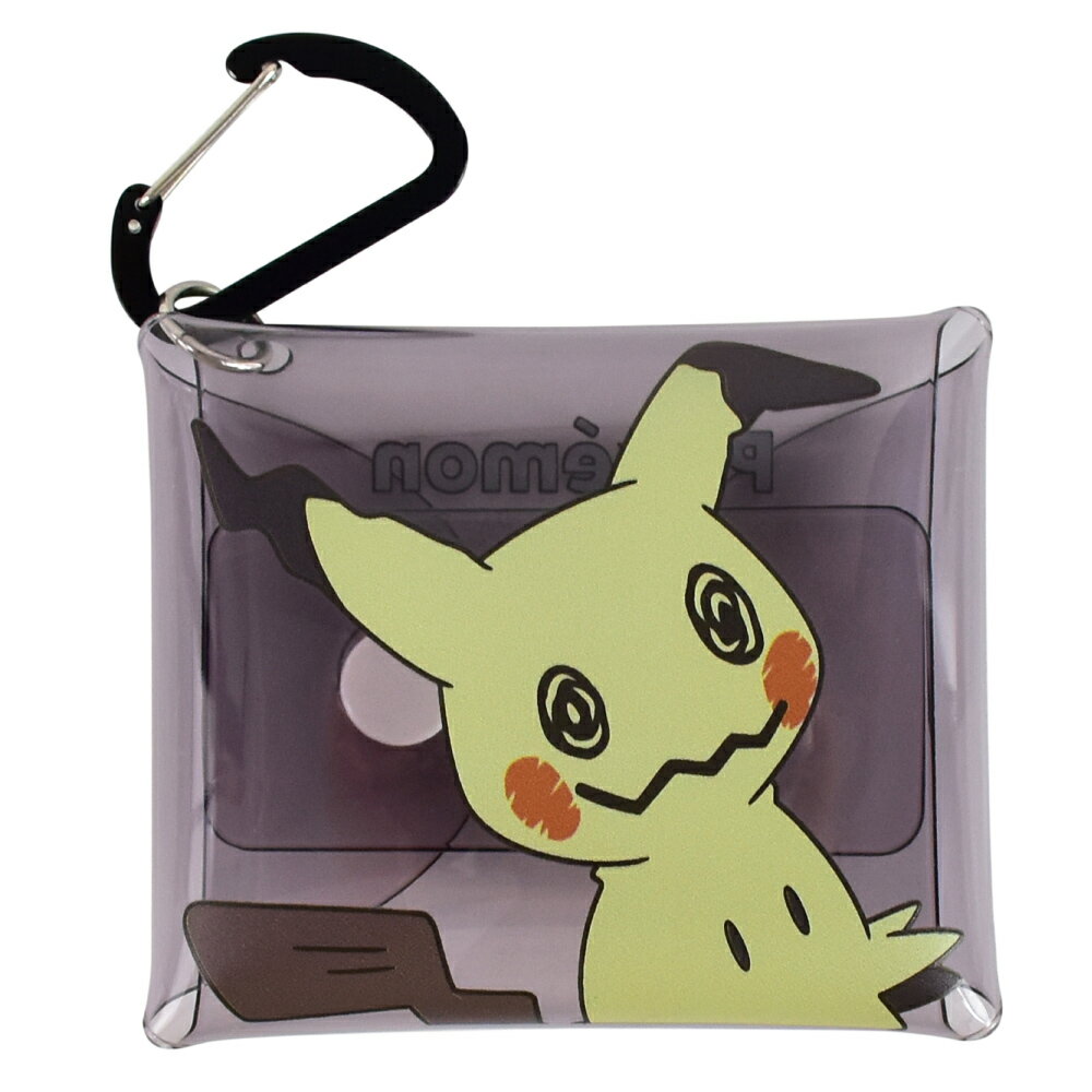 ポケットモンスター ポケモン イヤホン ミミッキュ(PKM-643) 小物入れ ミニ 有線/ワイヤレス 収納 air pods/pro クリアマルチケース SSサイズ レディース 女の子 メンズ 男の子 ブランド キャラクター グッズ かわいい シンプル 人気 洗える