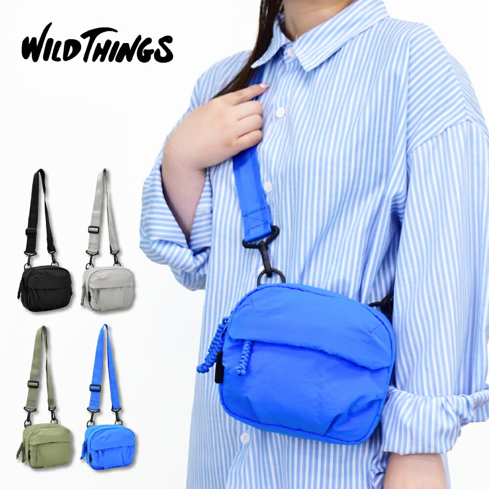 ワイルドシングス ミニショルダーバッグ ミニバッグ スクエアショルダー 小さめ ポケット多い レディース メンズ 男女兼用 旅行 お出かけ 通勤 通学 散歩 大人 大学生 学生 おしゃれ かわいい ブランド 20代 30代