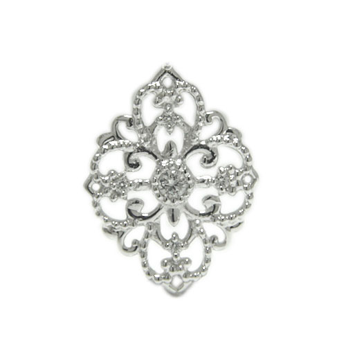 SV925シルバー ラペルピン ブローチ シルバーラペルピン 透かし アンティーク アラベスク ミル打ち ピンバッジ ピンブローチ タックピン タイピン タイニ...