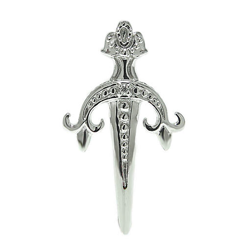 ラペルピン ブローチ K18ホワイトゴールド イエローゴールド ピンクゴールド 剣 ナイフ サーベル 短剣 刃物 クロス ダイヤ ダイヤラペルピン ピンバッジ ...