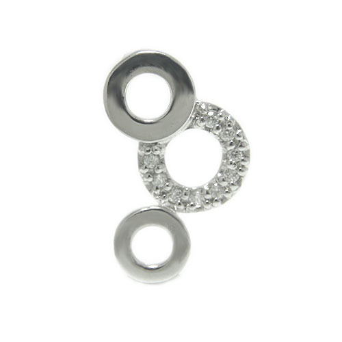 SV925シルバー ラペルピン ブローチ シルバーラペルピン ラウンド サークル 輪っか 丸 3連 キュービック ジルコニア ピンバッジ ピンブローチ タックピ...