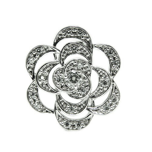 SV950シルバー ラペルピン ブローチ シルバーラペルピン シルバーブローチ 薔薇 お花 花びら ピンバッジ ピンブローチ タックピン タイピン タイニーピン...