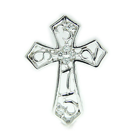 SV925シルバー ラペルピン ブローチ シルバーラペルピン クロス シルバークロス 十字架 数字 NO. 番号 ピンバッジ ピンブローチ タックピン タイピン...