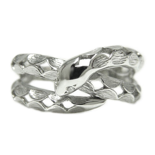 リングK18ホワイトゴールドイエロ...