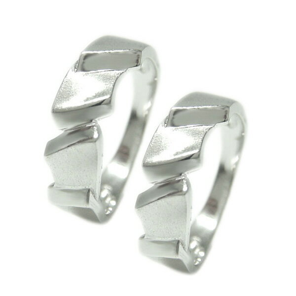 リング ペアリング シルバー シルバーリング 指輪 地金 地金リング ペア ペアジュエリー 2本セット ホーニング 艶消し 幅広 太め 中指 人差し指 SV 薬...