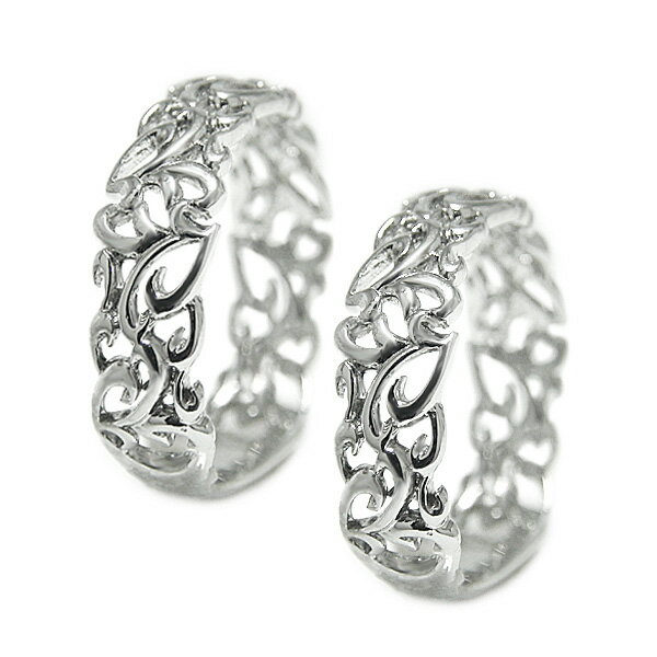 リング ペアリング シルバー シルバーリング 指輪 地金 地金リング ペア ペアジュエリー 透かし アンティーク アラベスク 人差し指 中指 薬指 重ね着け ピ...