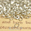 【店内最大P20倍】Cカン 3mm×4mm 線径0.5mm 約300個 300ヶ シルバー 連結金具 接続金具 副資材 基本パーツ アクセサリーパーツ アクセサ...