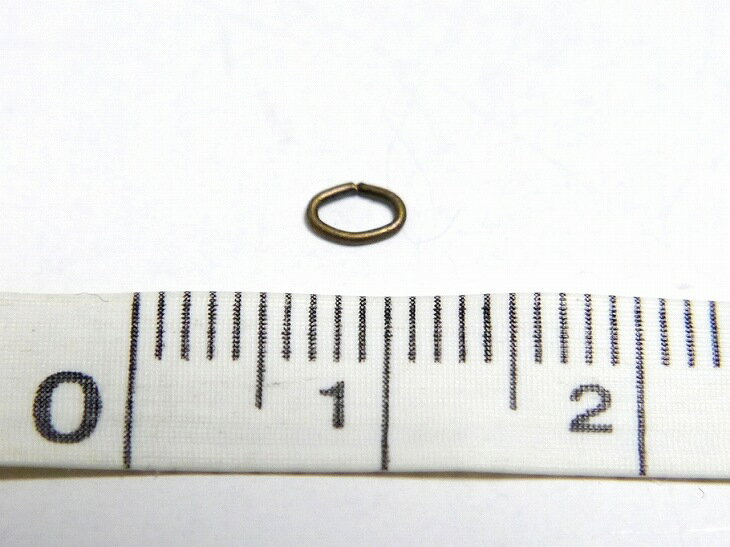 【店内最大P20倍】Cカン 3mm×4mm 線径0.5mm 約100個 100ヶ アンティークゴールド 連結金具 接続金具 副資材 基本パーツ アクセサリー パーツ おすすめ 基礎金具 カン類 ネックレス 材料 問屋 ハンドメイド さや工房 手作り