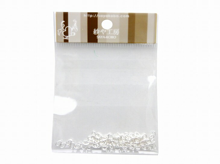 Cカン 3mm×4mm 線径0.5mm 約100個 100ヶ ホワイトシルバー 連結金具 接続金具 副資材 基本パーツ アクセサリー パーツ おすすめ 基礎金具 カン類 ネックレス 材料 問屋 ハンドメイド さや工房 手作り