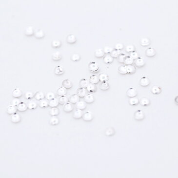 【ポイント11倍】 【レジン パーツ 封入 素材】 メタルパーツ スタッズ ラウンド 中(約2mm)約50個 白銀 アートパーツ 埋め込み 封入資材 ネイル用品 レジン材料 デコ素材 部品 金属