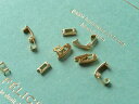 【店内最大P20倍】留め金具 国内本金メッキ製中留(本体:約10x2mm)5組 ゴールド 中折れクラスプ 留め具 ビーズパーツ 副資材 問屋 部品 素材 雑貨 ...