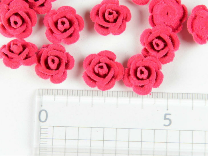 アルミ薔薇 ベロア風コーティング ローズピンク 15mm 20個 20ヶ 通し穴付 ベロア 花 ばら デコ ネイル 約1.5cm 花びら アルミ製 ベロア調 素材 さや工房 手作り アクセサリー パーツ ハンドメイド ハンドメイドパーツ 材料 アクセサリーパーツ 問屋 卸 おすすめの商品画像 3