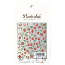 【店内最大P20倍】Resin club(レジンクラブ) 埋め込みレジンシール いちご アクセサリー パーツ レッド 88×150mm 1個 果物 レジン用 封入 レジン資材 問屋 レジン用品 レジンシール レジン封入 ハンドメイド資材 苺 イチゴ さや工房 手作り アクセサリーパーツ 卸 おすすめ