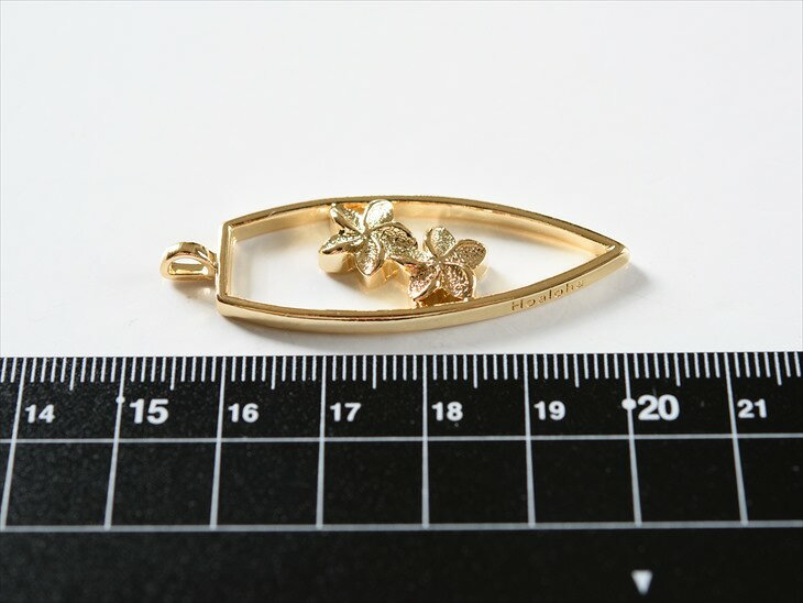 【店内最大P20倍】レジン枠 サーフボード＆プルメリア 紗や工房オリジナル 48mm ゴ...
