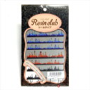Resin club(レジンクラブ) 埋め込みレジンシール コンビナート 88×150mm 夕焼け 1枚 シール レジン用 封入 レジン資材 レジン用品 レジン...