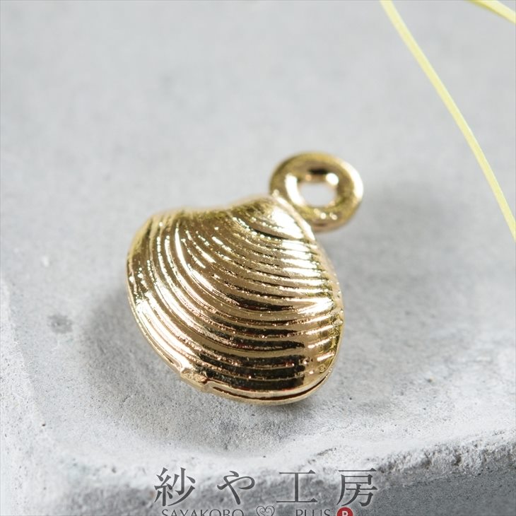 乐天商城 - チャーム 2枚貝 ミニチャーム ゴールド 10mm 1個 1ヶ マリン 海 夏 アクセサリーチャーム 小 小さめ 小ぶりシェル ネックレス 約1cm メタルパーツ 金属パーツ さや工房 アクセサリー パーツ ハンドメイド ハンドメイドパーツ 材料 アクセサリーパーツ 問屋 卸 おすすめ