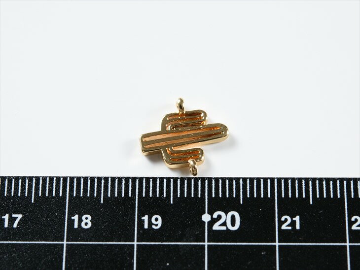 チャーム ミニサボテン 2カン付 ゴールド 13mm 1個 1ヶ 植物 植物モチーフ アクセサリーチャーム 小 小さめ サボテン 約1.3cm メタルパーツ 金属パーツ さや工房 アクセサリー パーツ ハンドメイド ハンドメイドパーツ 材料 アクセサリーパーツ 問屋 卸 おすすめの商品画像 3