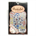 Resin club(レジンクラブ) 埋め込みレジンシール 熱帯魚2 88×150mm 1枚 1ヶ レジンクラブ シール レジン用 封入 レジン資材 レジン用品...