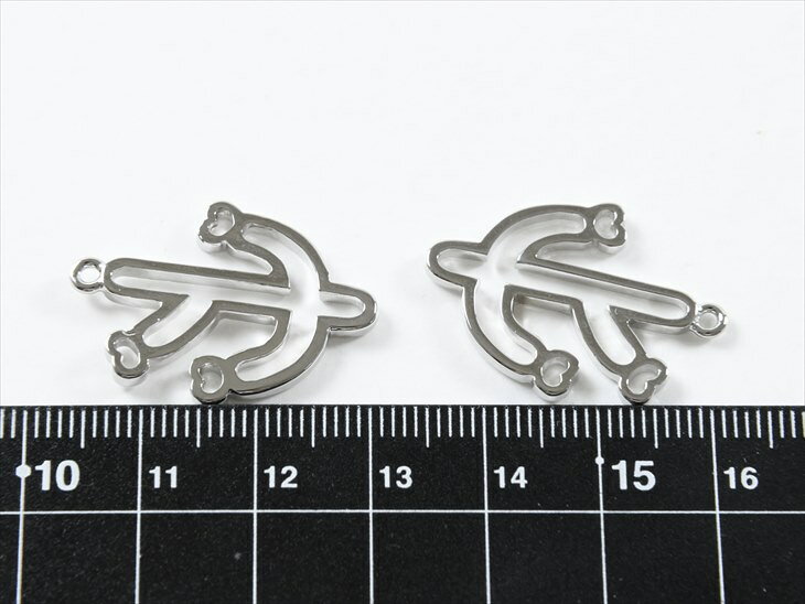 レジン枠 紗や工房オリジナル 空枠 サボテン 27mm シルバー 20個 約2.7cm レジン 枠 液漏れしづらい 夏 マリン フレーム 両面平ら さや工房 手作り アクセサリー パーツ ハンドメイド ハンドメイドパーツ 材料 アクセサリーパーツ 問屋 卸 おすすめ 送料無料の商品画像 3