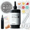 清原 LEDレジン液 500g 1本 レジン封入セット付 調色パレット シリコンスティック 封入素材 KIYOHARA レジンラボ Resin Lab UVレジ...