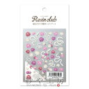 Resin club(レジンクラブ) 埋め込みレジンシール 花と蛇 アクセサリー パーツ 88×150mm 1個 スネーク へび フラワー レジン用 封入 レジ...