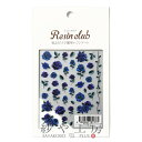 Resin club(レジンクラブ) 埋め込みレジンシール Blue Rose 88×148mm 1個 1ヶ レジン用 封入 レジン資材 レジン用品 レジンシール レジン封入 ハンドメイドパーツ アクセサリー パーツ ハンドメイド 材料 アクセサリーパーツ 問屋 卸 おすすめ