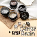 グリッターレジン ラメ ホログラム ミックスグリッター レジン封入 1個 10g入り ゴールド シルバー ブラック ピンク 着色剤 レジン液 キラキラ 大容量 ...