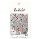 Resin club(レジンクラブ) 埋め込みレジンシール コスモス 88×150mm 1個 花 フラワー 秋桜 封入 レジン資材 レジン用品 レジンシール レ...