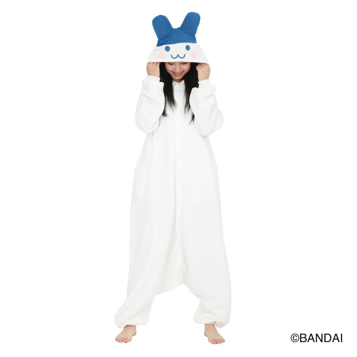 SAZAC サザック たまごっち Tamagotchi みみっち 着ぐるみ フリース着ぐるみ パジャマ フリーサイズ 大人用 コスチューム コスプレ 仮装 ハロウィン グッズ かわいい 可愛い