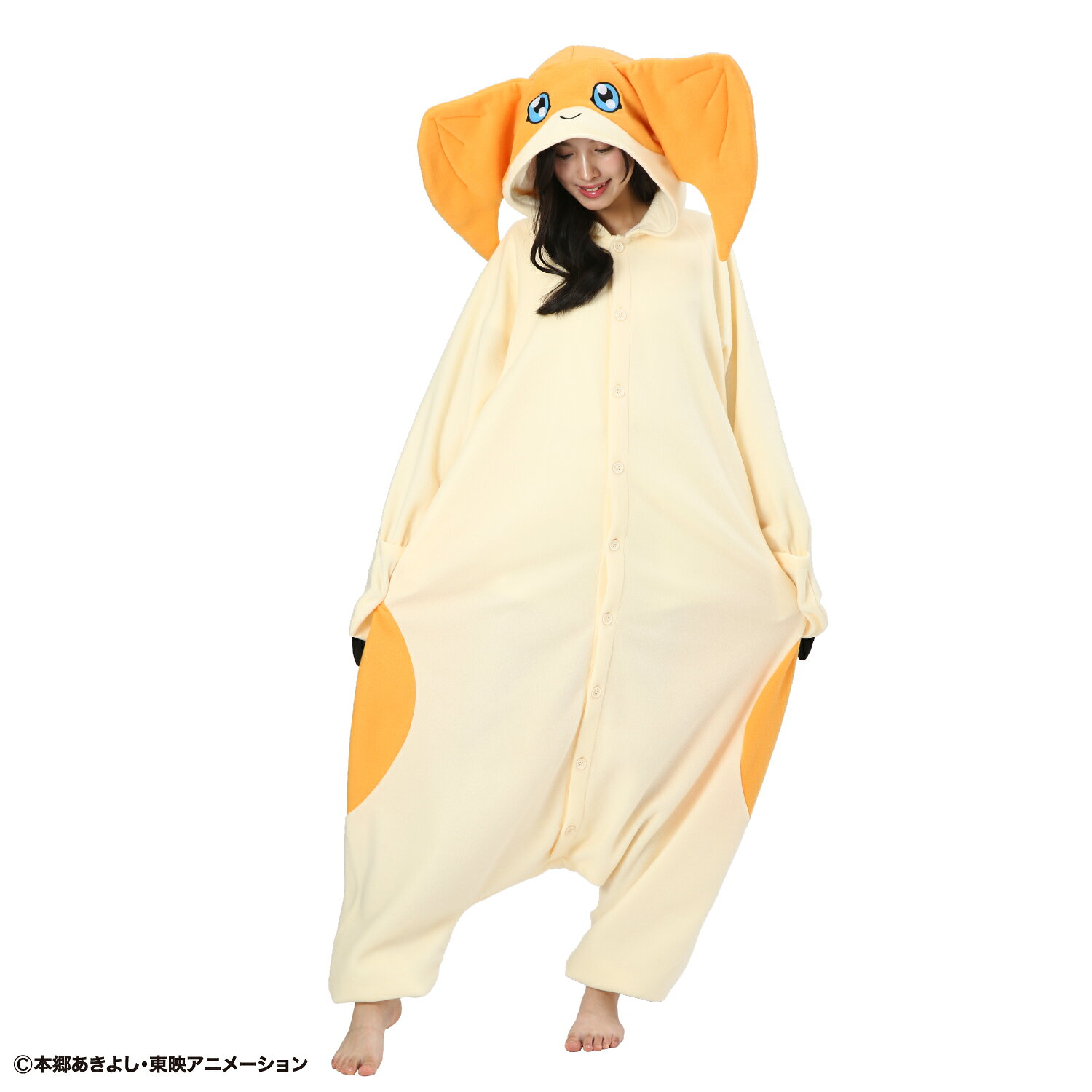 SAZAC サザック デジモン デジモンアドベンチャー パタモン 着ぐるみ 着ぐるみパジャマ フリーサイズ 大人用 コスチューム コスプレ 仮装 ハロウィン グッズ かわいい 可愛い — vista 2