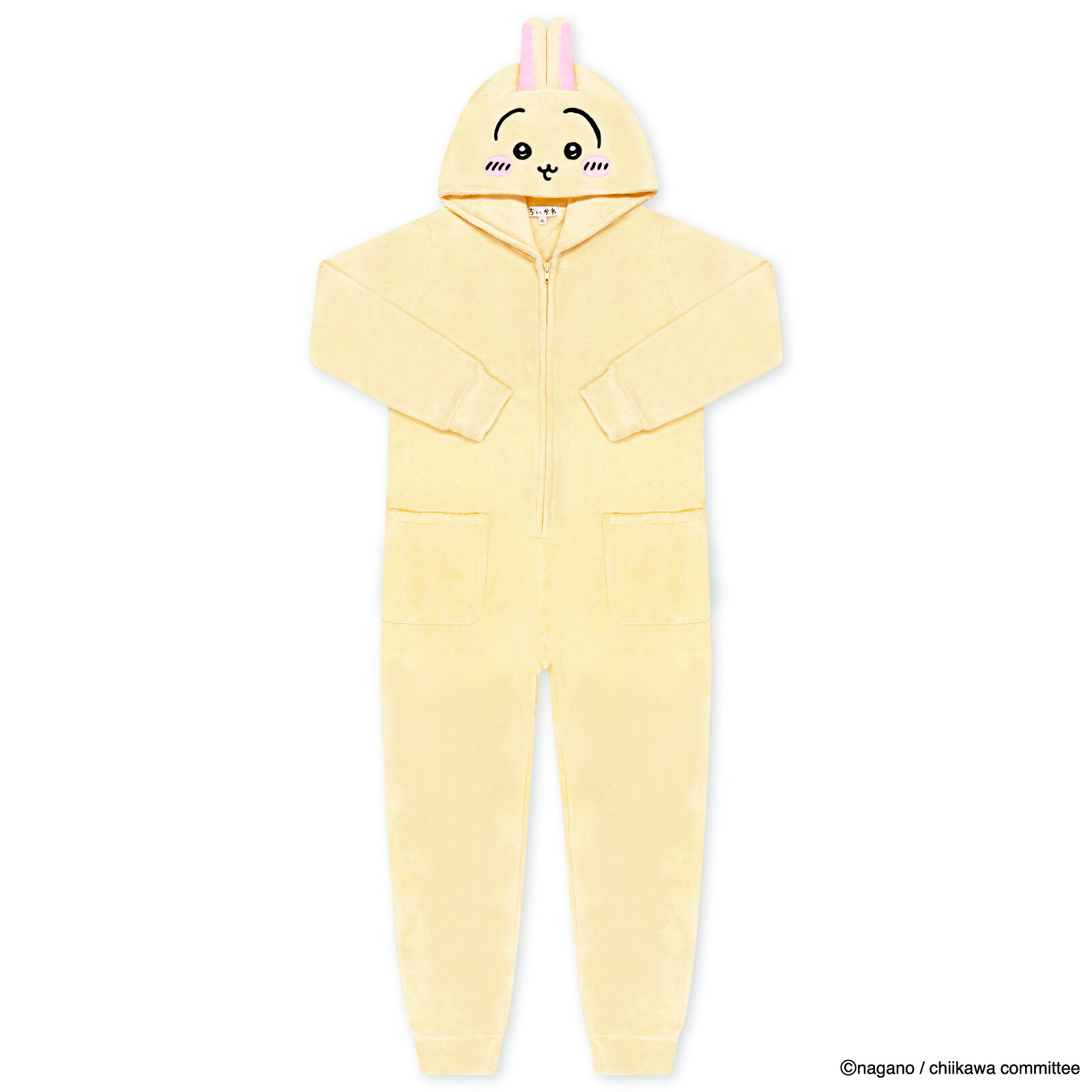 【新商品】SAZAC サザック ちいかわ うさぎ レディースコンビネゾン パジャマ ルームウェア 大人用 コスプレ コスチューム キャラクター ハロウィン イベント 仮装 冬用 暖かい かわいい