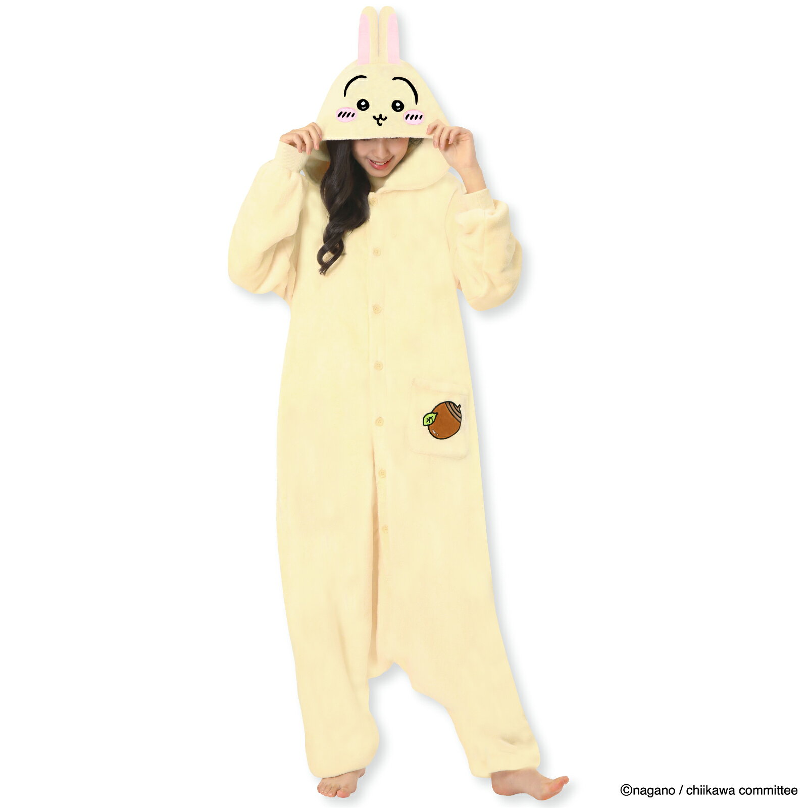 【新商品】SAZAC サザック ちいかわ うさぎ 着ぐるみパジャマ 着ぐるみ パジャマ