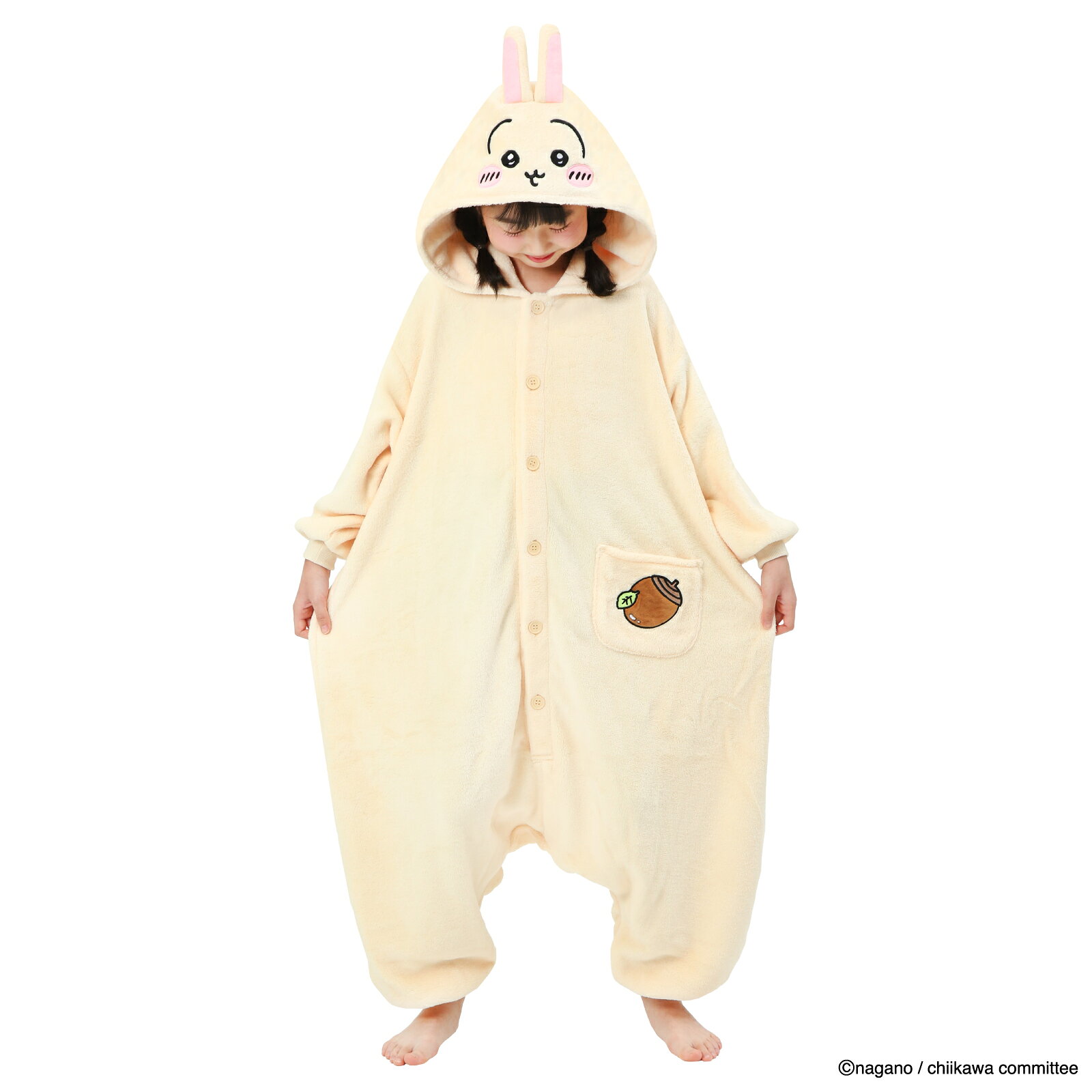 【新商品】SAZAC サザック ちいかわ うさぎ KIDS着ぐるみパジャマ 着ぐるみ パジャマ