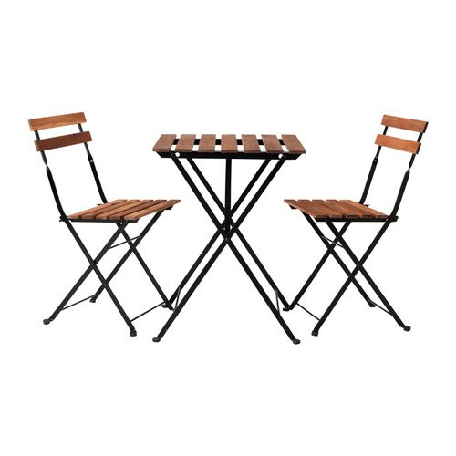 IKEA　TARNO　テーブル＆チェア2脚, アカシア材, スチール