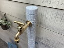 一口水栓柱-R/即納可能(1370mm)即納可能(1000mm) 丸型 水栓柱 庭 外構 新築 蛇口 スリム ガーデン 立水栓 水道 ガーデニング DIY 屋外...
