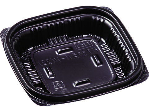 MSD惣菜11−11（22）　黒　透明蓋セット　（50枚）